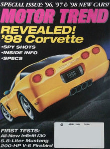 MOTOR TREND 1995 APR - COBRA R-GT350, CONCEPT VETTES